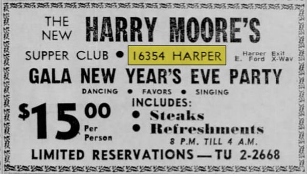 I-Rock Night Club (Macs Cafe, Harry Moores) - Dec 1968 Ad (newer photo)